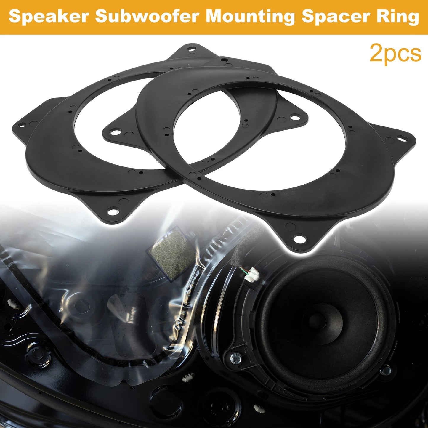 Speaker Spacer Ring Tweeter Adaptor 2 x for Toyota Corolla (2007–2018)