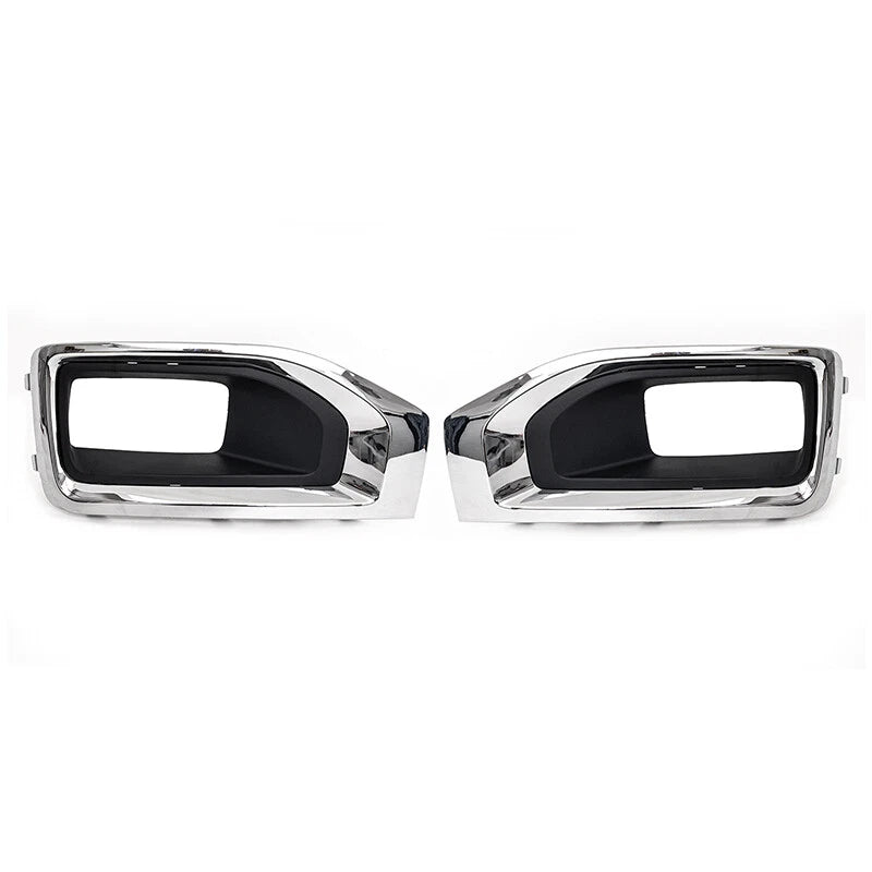 Fog Light Bezel Chrome Trim Cover Replacement 2 x For GMC Yukon XL (2015-2020)