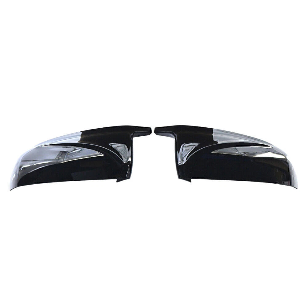 ABS Black Rear View Mirror Cover Trim for BMW X5 X6 (2007-2013)