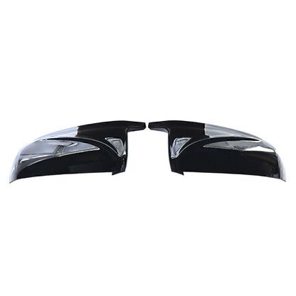 ABS Black Rear View Mirror Cover Trim for BMW X5 X6 (2007-2013)