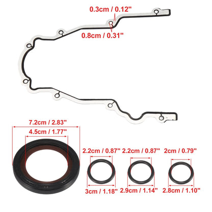 Timing Cover Seal Gaskets Set for GM 4.8L 5.3L 5.7L 6.0L