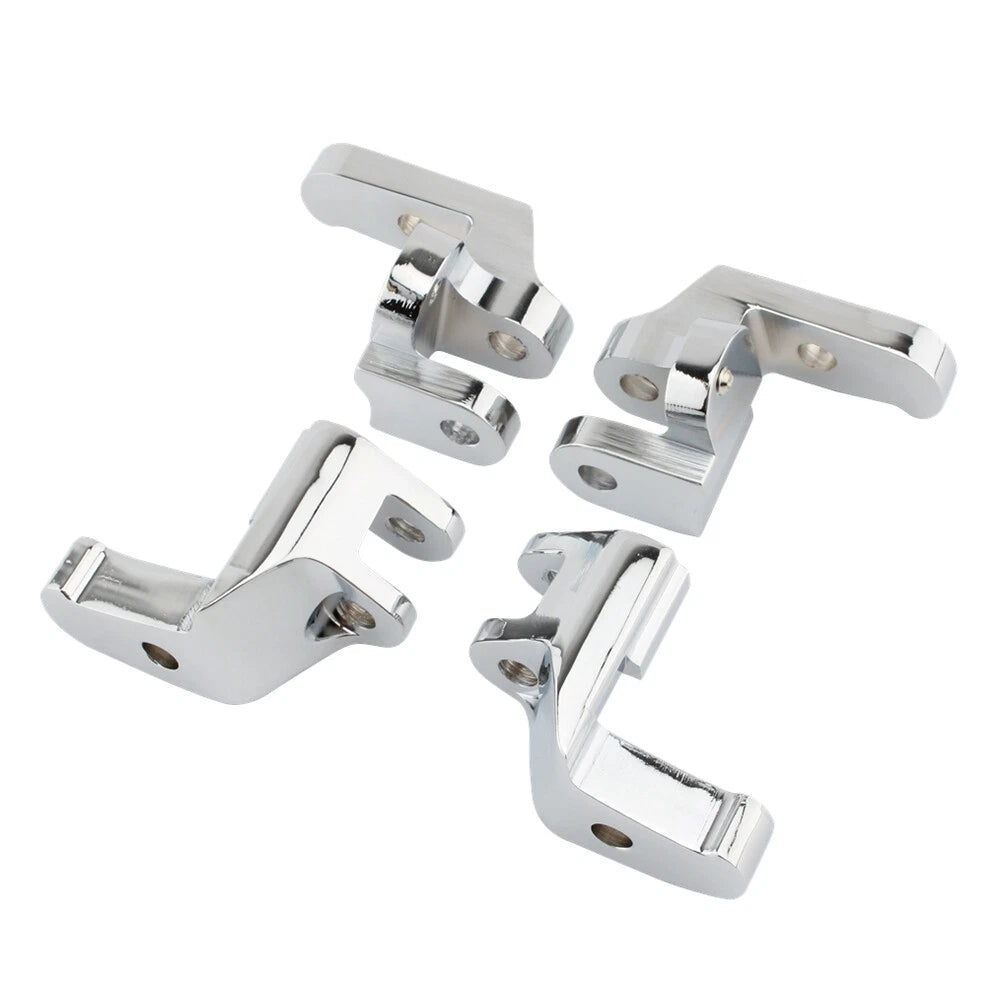 Front Driver Floorboard Relocation Brackets for Harley Touring Road Glide (2014-2023)