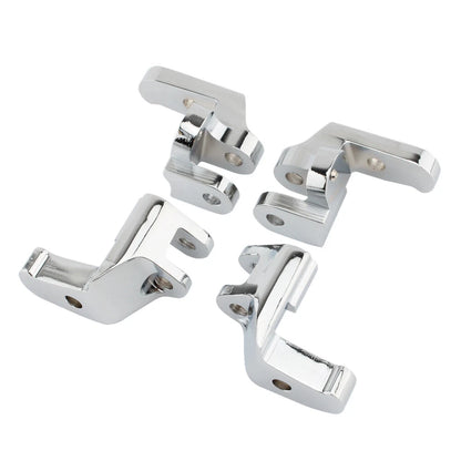 Front Driver Floorboard Relocation Brackets for Harley Touring Road Glide (2014-2023)