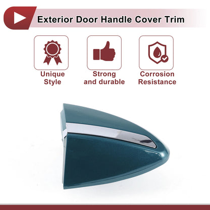 Light Blue Exterior Door Handle Cover Trim for Toyota Corolla (2014-2018)