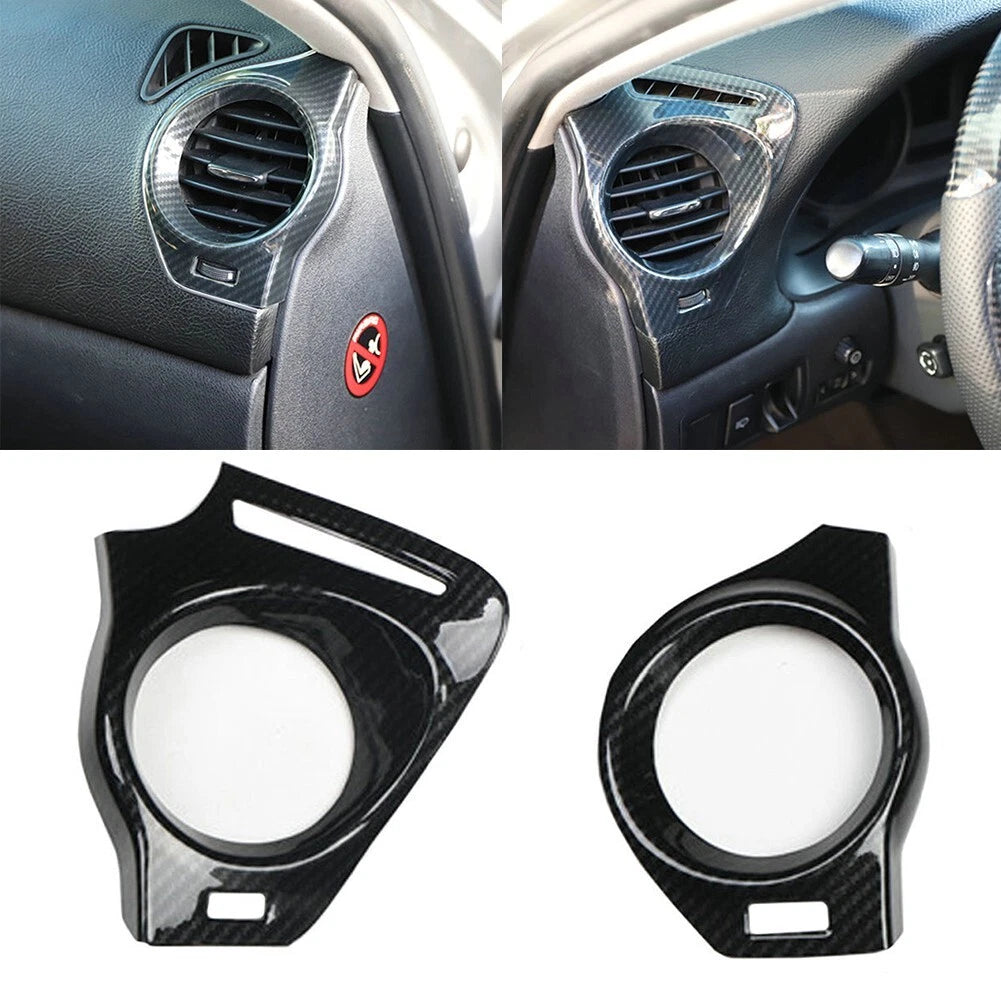 Carbon Fiber Side Vent Outlet Cover Trim for Lexus IS (2006–2012)
