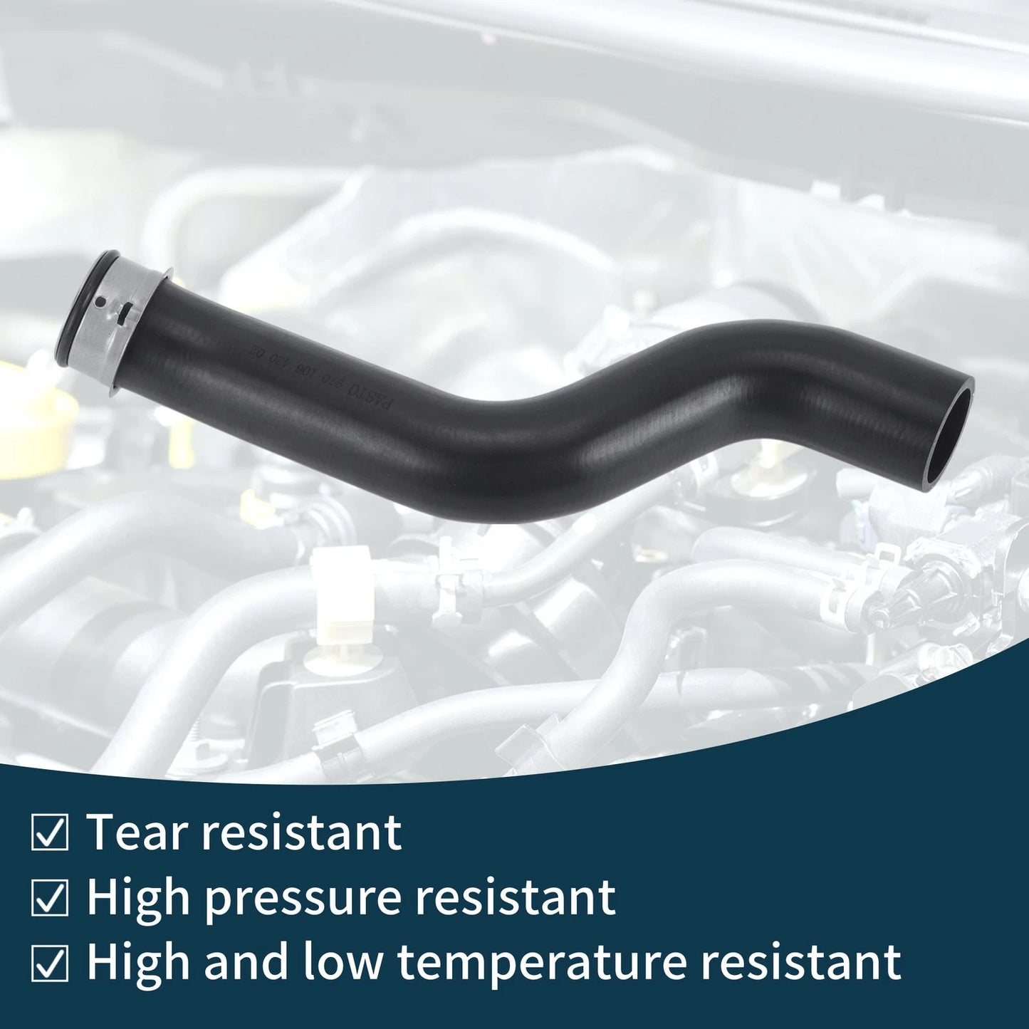 Radiator Hose 4.8L V8 for Porsche Panamera Cooling Liquid Tube