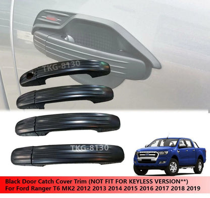 Black Door Catch Handle Cover for Ford Ranger T6 (2012-2019)