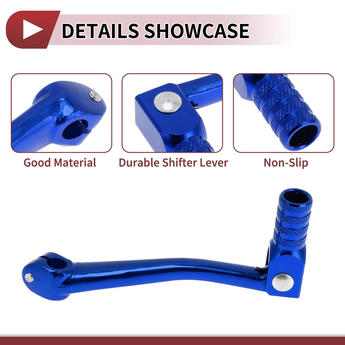 Blue Folding Motorcycle Gear Shifter Lever for Honda CRF50 (2004-2023)
