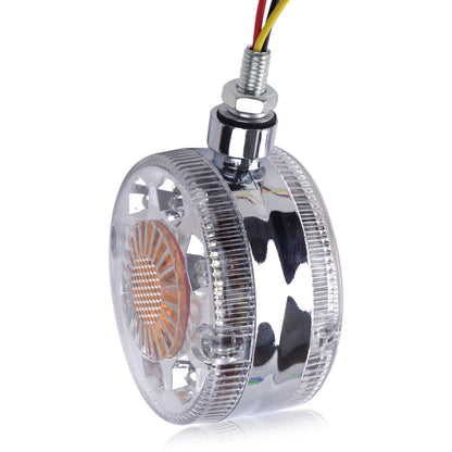 24V LED Double Face Round Side Marker Lights for Car Tail Turn Signal