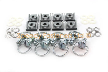 8 x Complete Engine Cover Dzus Stud Bolts Kit for Renault Clio V6