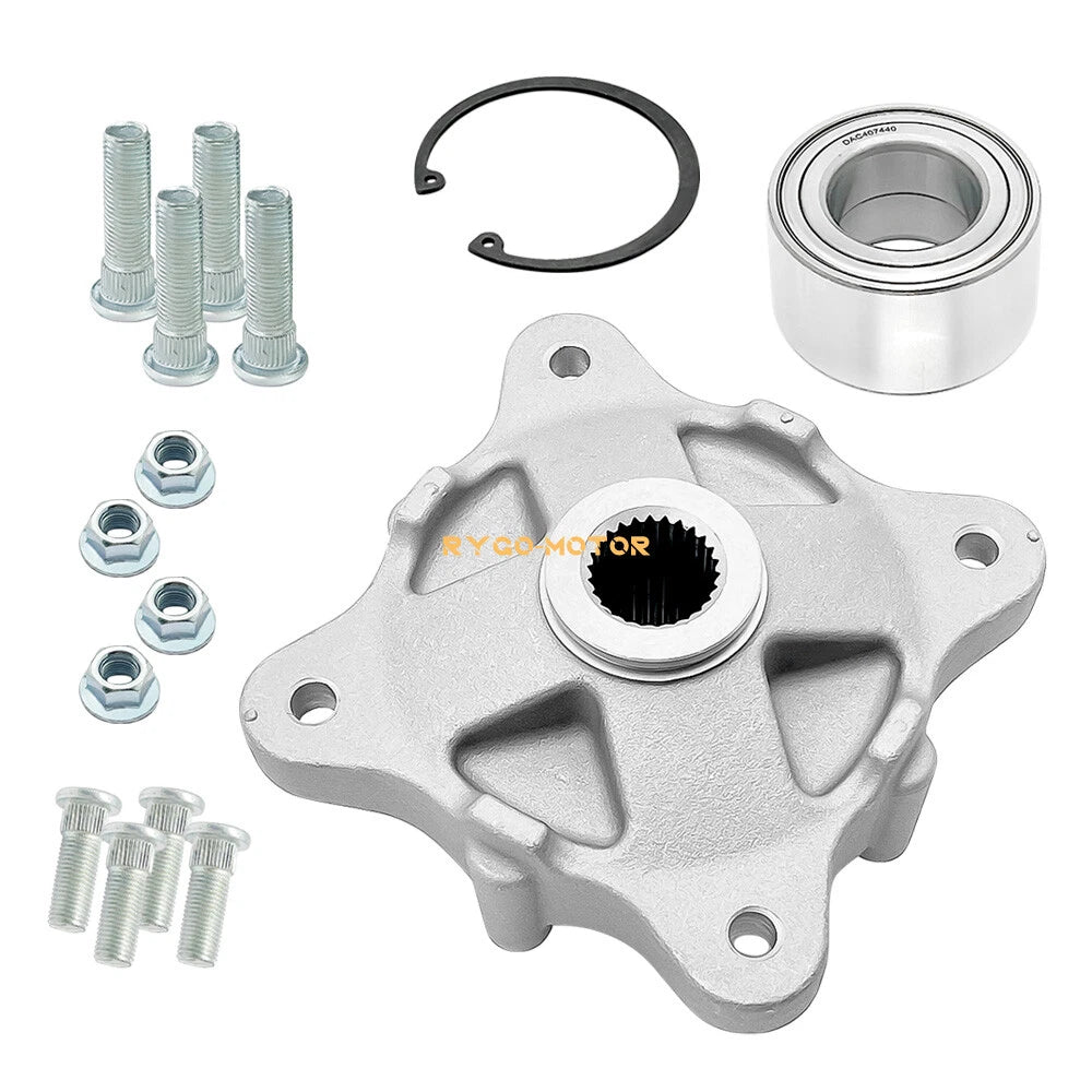Rear Wheel Hub & Bearing & Studs for Polaris Sportsman 400 450 500 600 700 800
