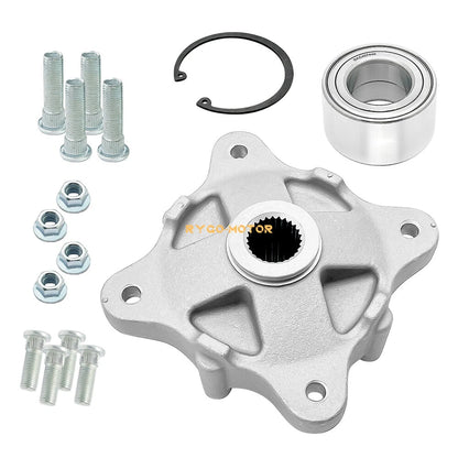 Rear Wheel Hub & Bearing & Studs for Polaris Sportsman 400 450 500 600 700 800