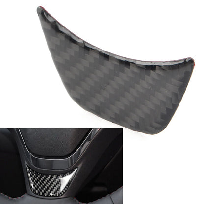 Carbon Fiber Steering Wheel Panel Cover Trim for Chevrolet Equinox (2017-2022)
