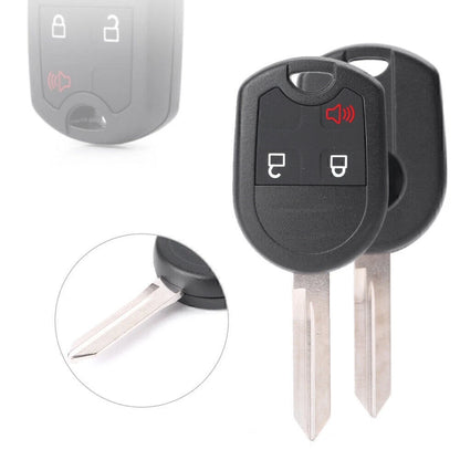 3-Button Remote Smart Key Fob Shell Cover for Ford F-150, F-250, F-350