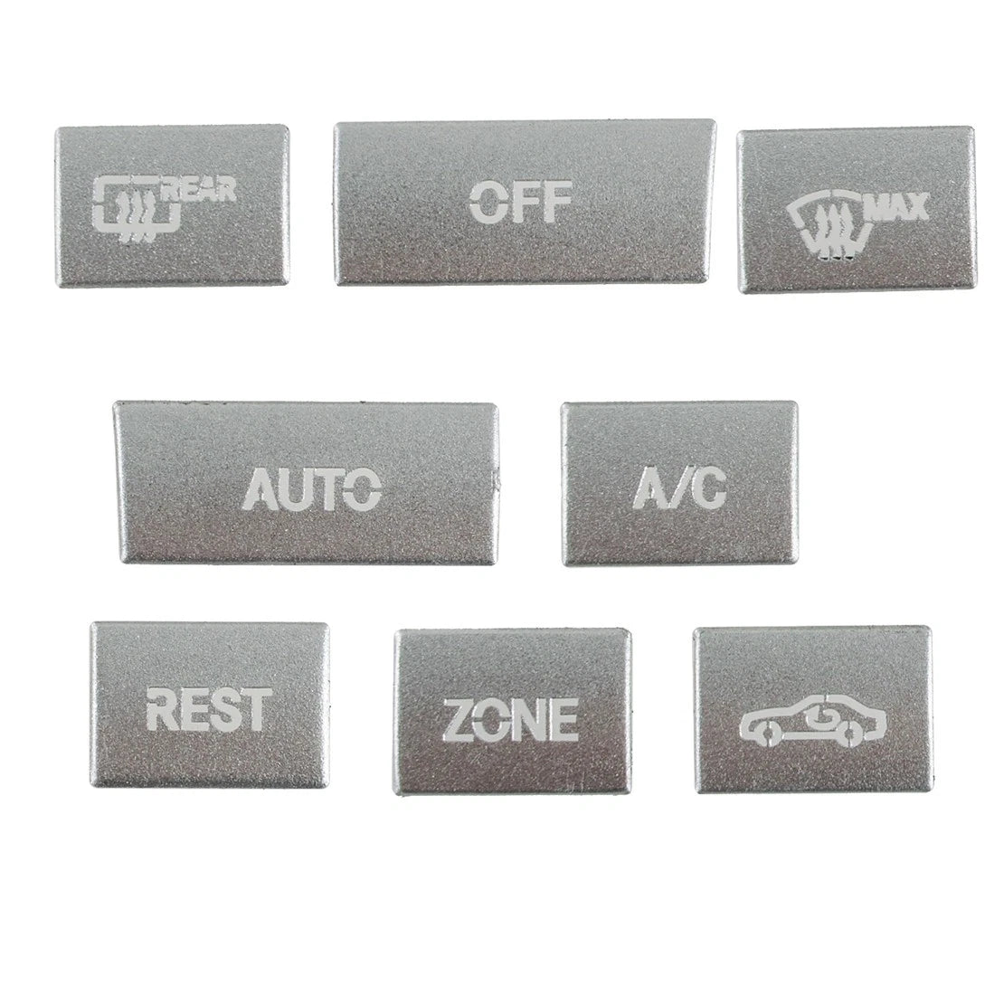 8pcs AC Button Knob Bezel for Mercedes Benz E W212 C207 (2009-2015)