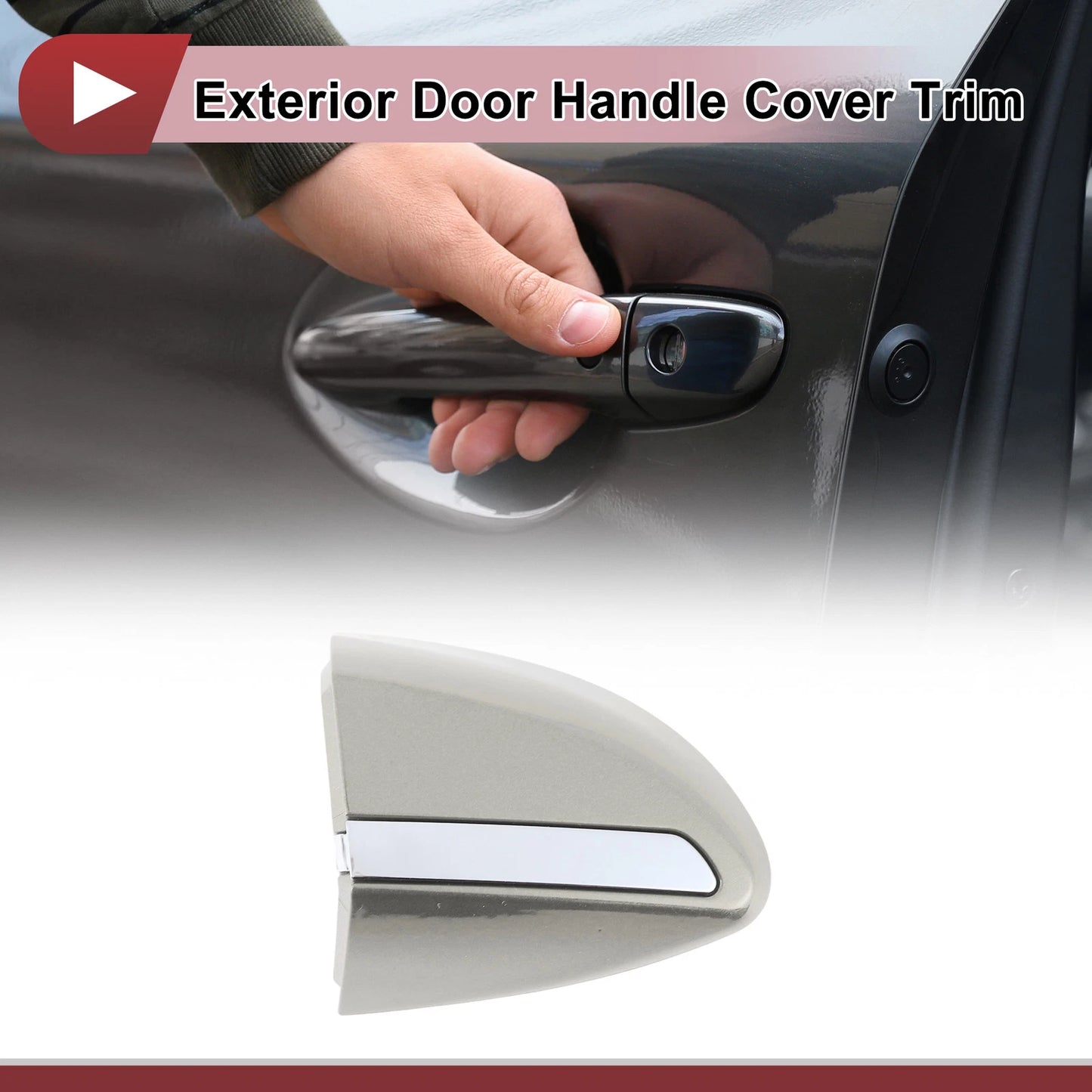 Yellow Exterior Door Handle Cover Trim for Toyota Corolla (2014-2018)
