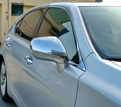 Chrome Side Door Mirror Covers for Lexus LS460 (2006-2009)