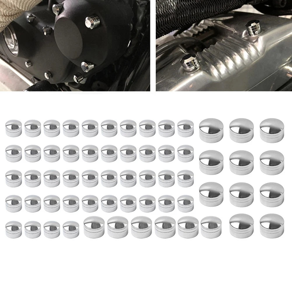 61X Engine Bolt Topper Cap for Harley Touring Road King Street Glide (99-06)