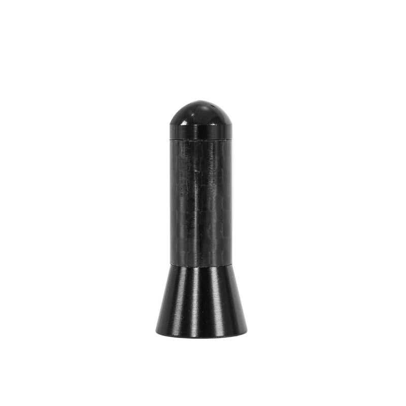 Carbon Fiber 1.4in Antenna for Universal Car Radio FM - Black