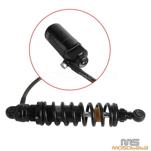 13" Rear Reservoir Suspension Shocks for Harley Road King, Road Glide (1990-2025)