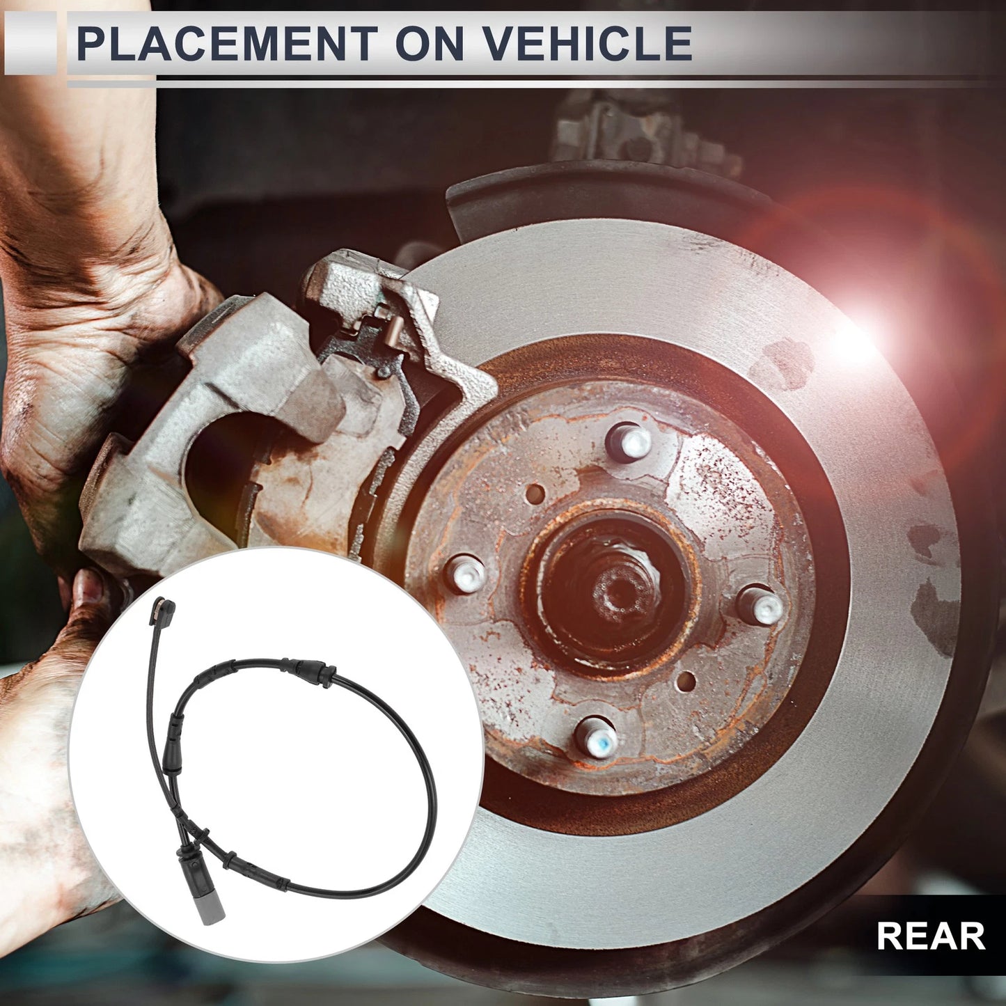 Car Rear Brake Pad Wear Sensor for BMW M135 F40 2.0 (2019-2023)