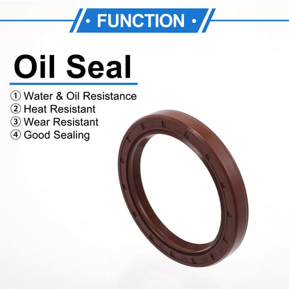 Oil Seal / 65x85x10mm / Seal Ring FKM Brown 2 Pcs for Make Model