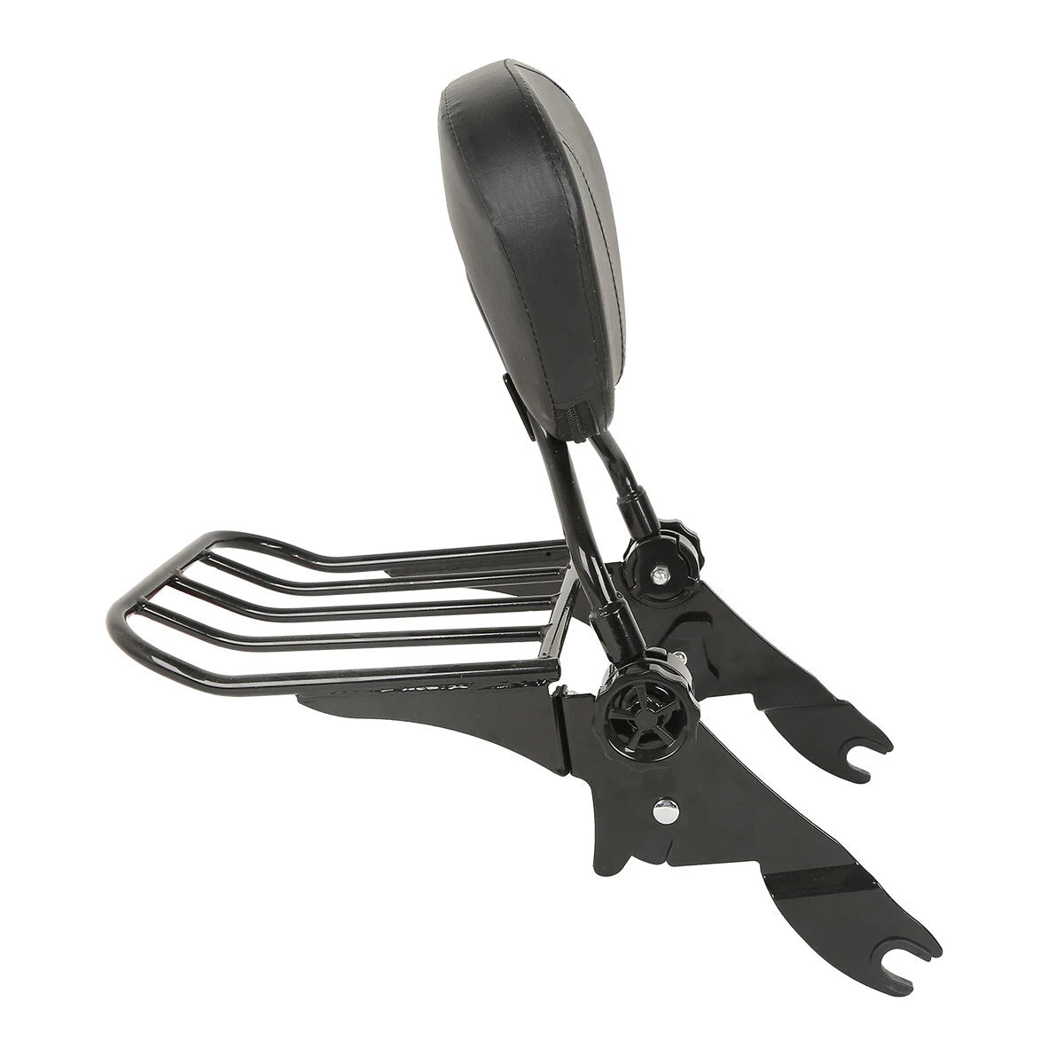 Detachable Backrest Sissy Bar & Luggage Rack for Harley Touring (2009-2025)
