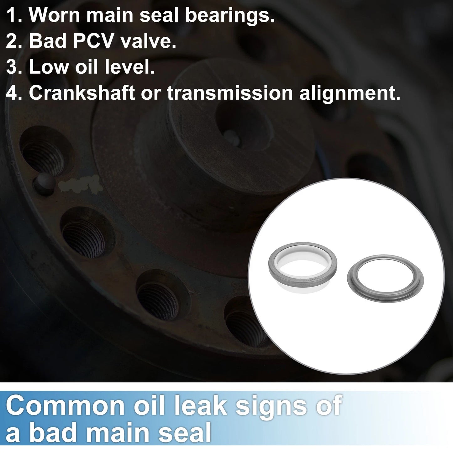 Front Crankshaft Oil Seal Kit for Dodge Ram 2500-3500 Pickup