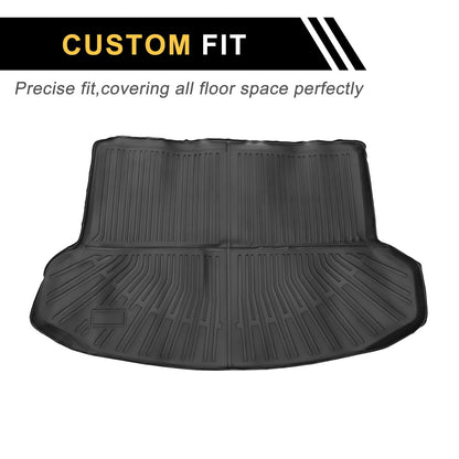 Cargo Liner Rear Trunk Mat for Kia Seltos (2020-2023) Stripe Pattern TPE