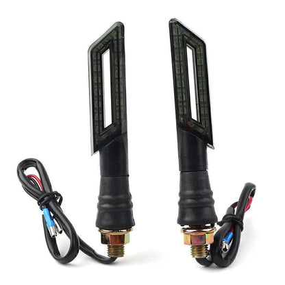 2 x Universal Motorcycle 12V LED Turn Signal Indicators for Various Models