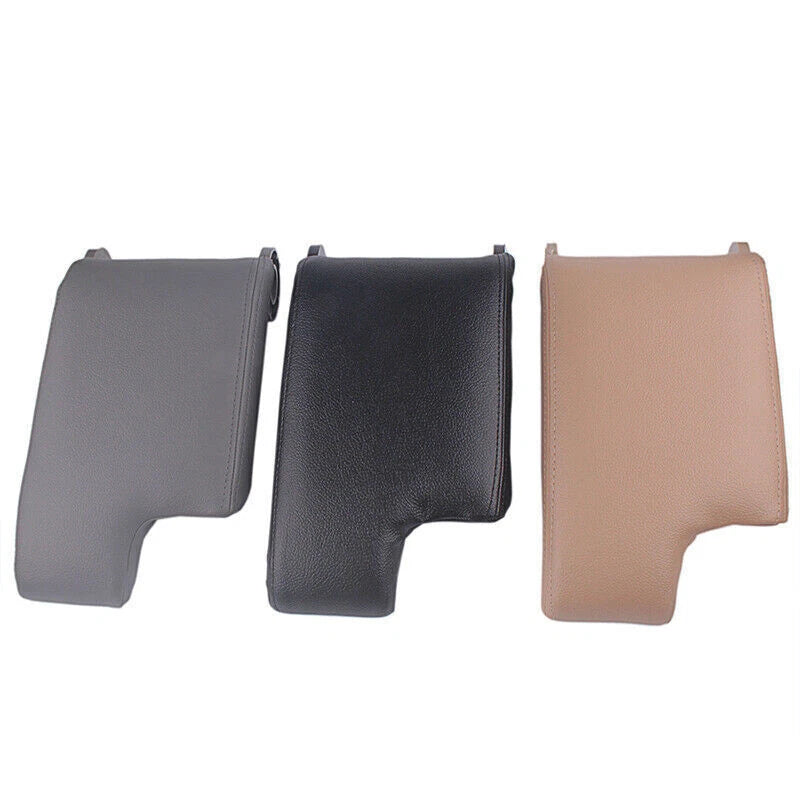 Black Center Console Lid Armrest Cover for BMW E46 3 Series (1999-2004)