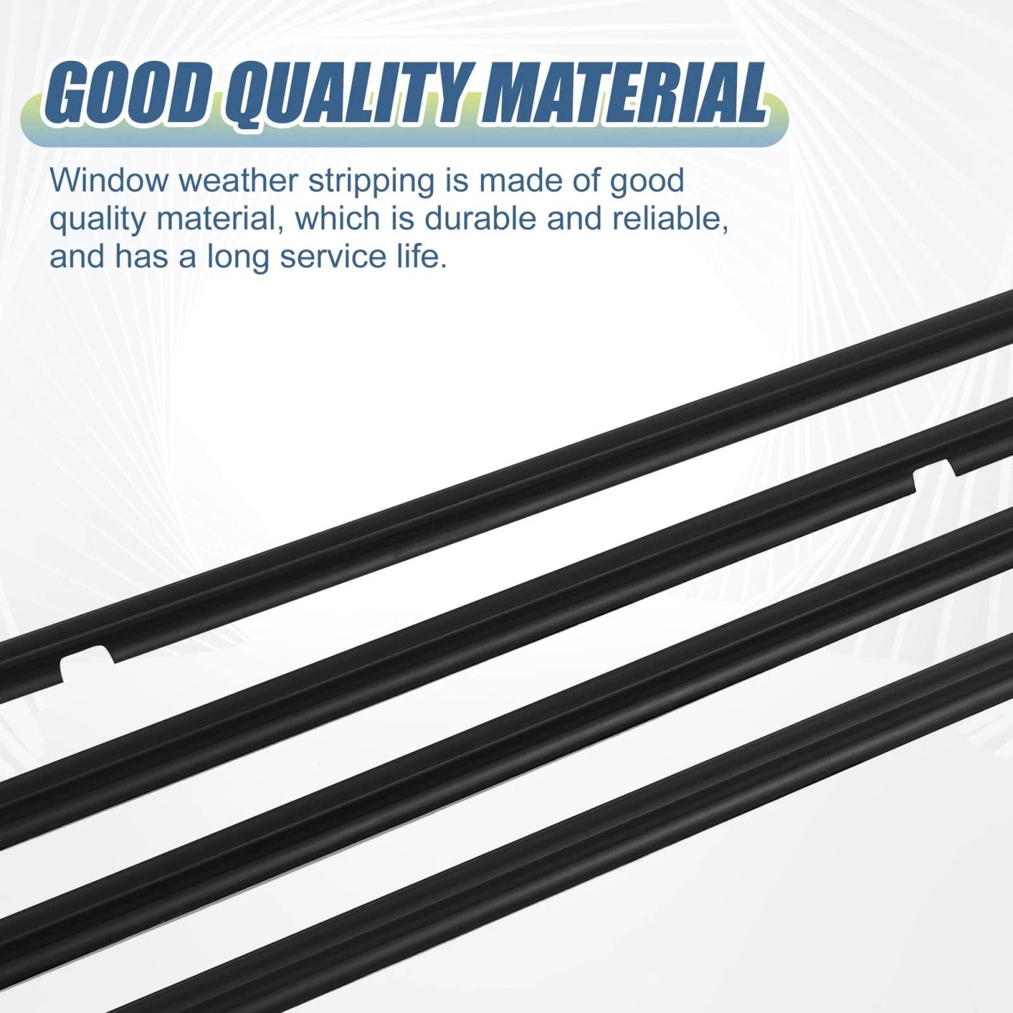 4pcs Window Weatherstrip Molding Door Seal for Toyota 4Runner (2010-2021)