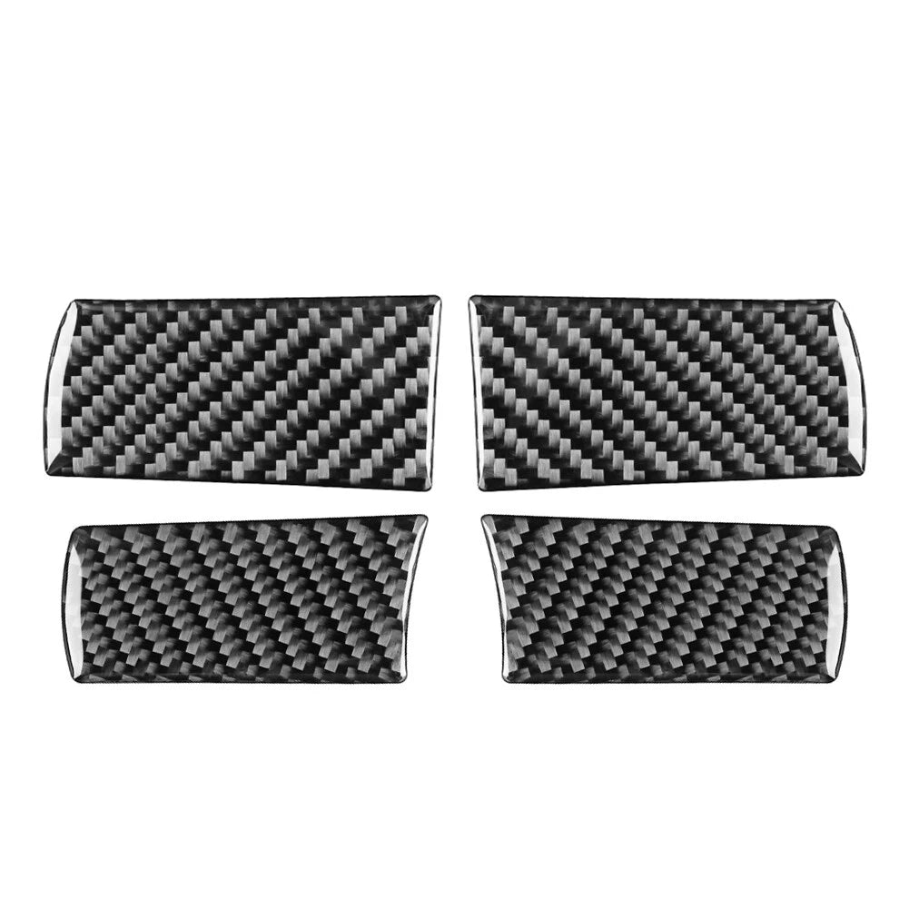 4pcs Carbon Fiber Steering Wheel Cover for Chrysler 300 300C (2005-2010)