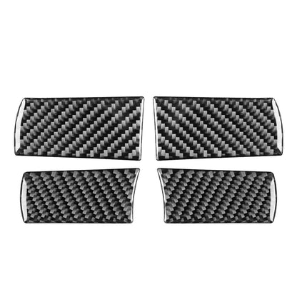 4pcs Carbon Fiber Steering Wheel Cover for Chrysler 300 300C (2005-2010)