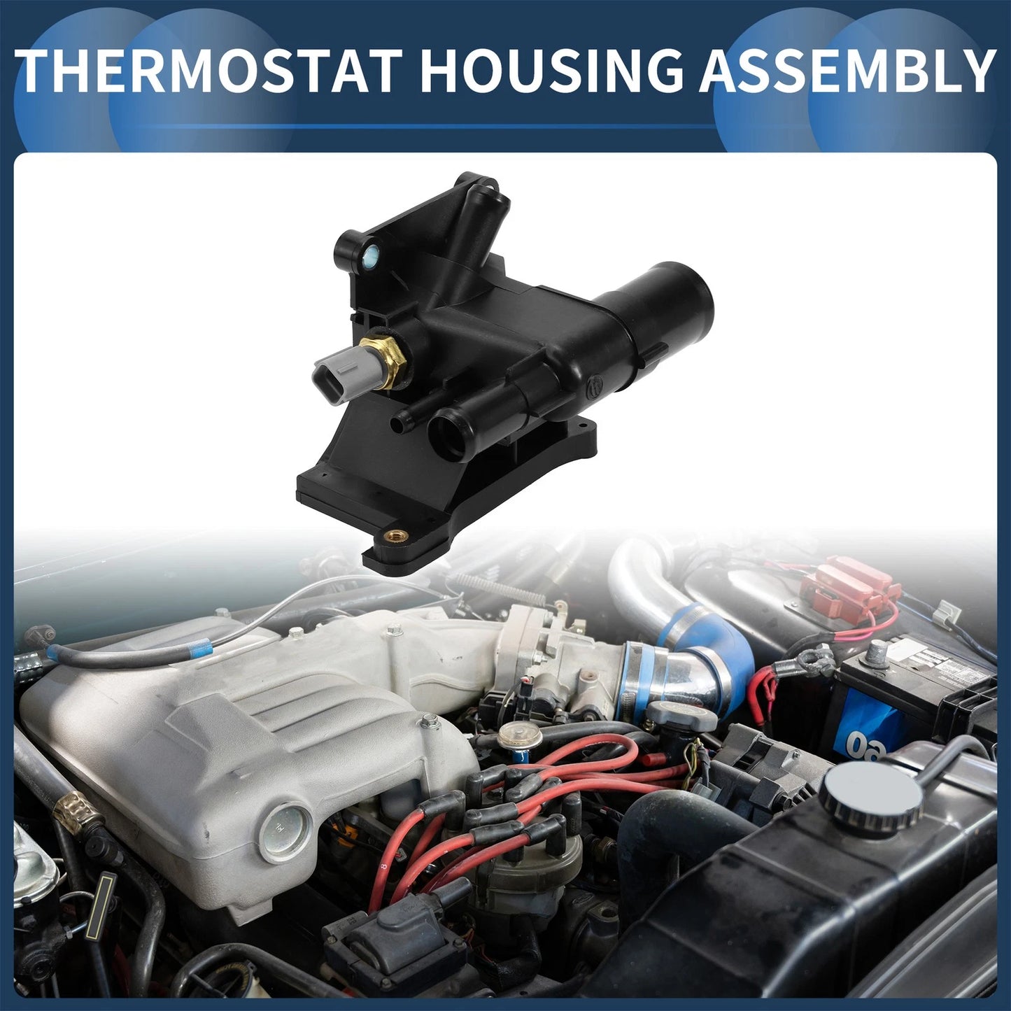Engine Coolant Thermostat Housing for Mazda 6 i 2.5L (2009-2013)