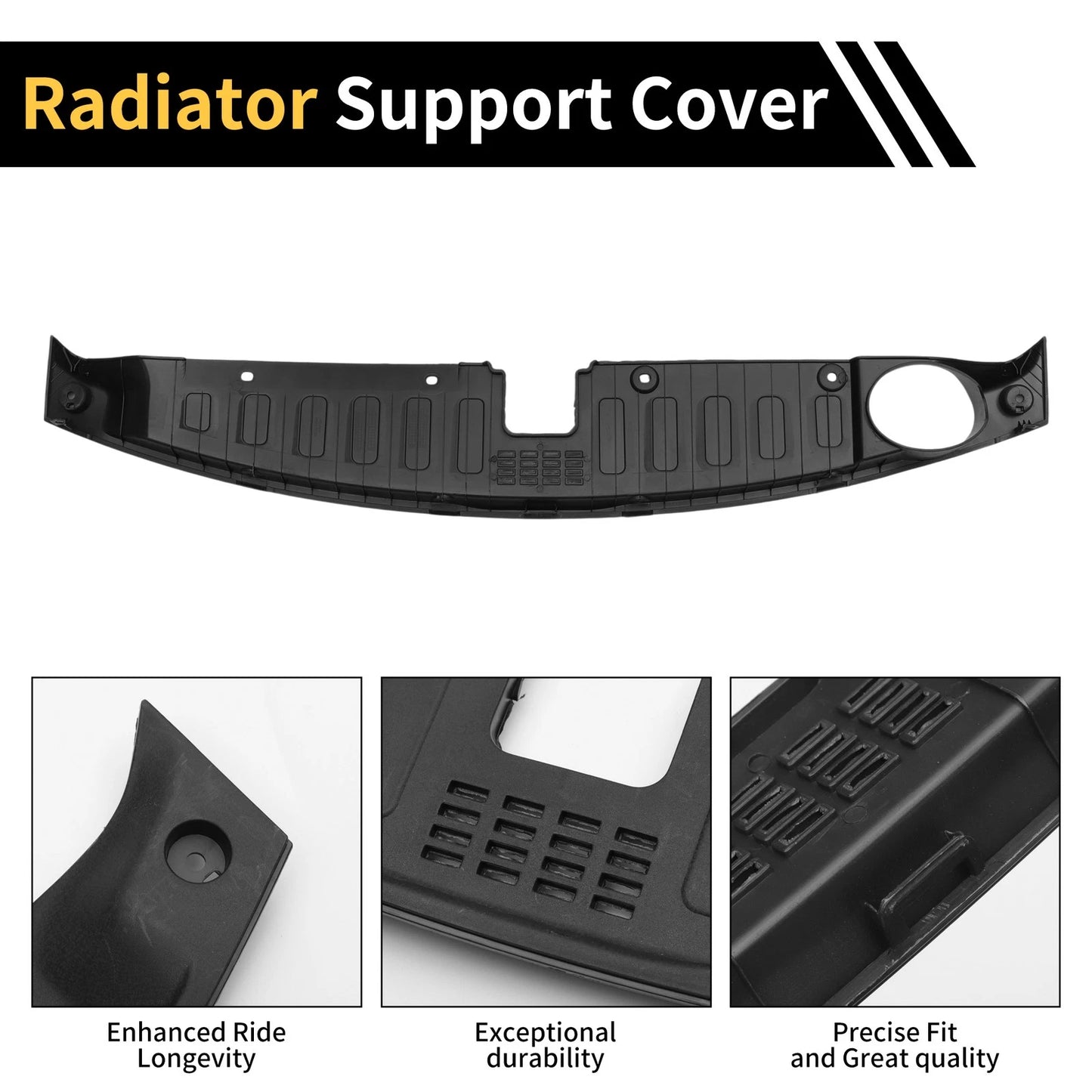 Radiator Support Cover for Kia Sorento (2015-2020) - ABS Black
