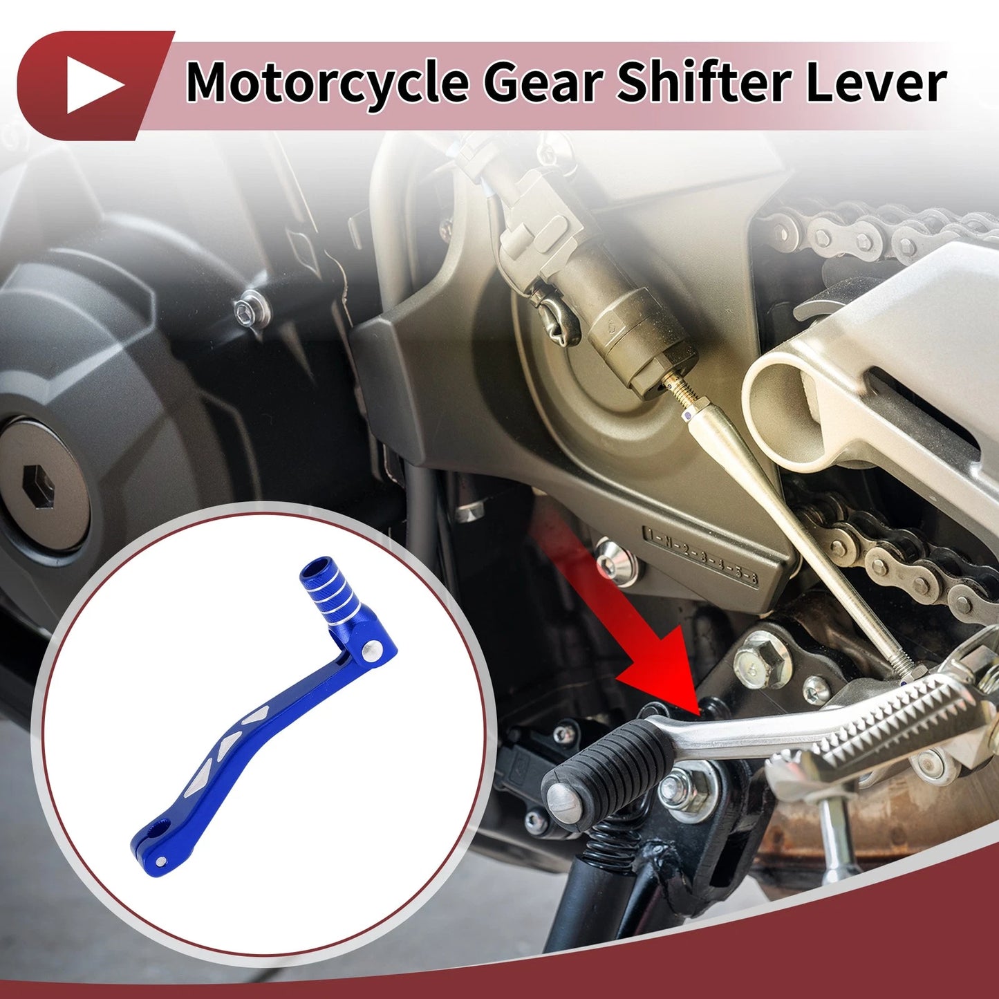 Shifter Lever Blue for Yamaha TTR 50cc