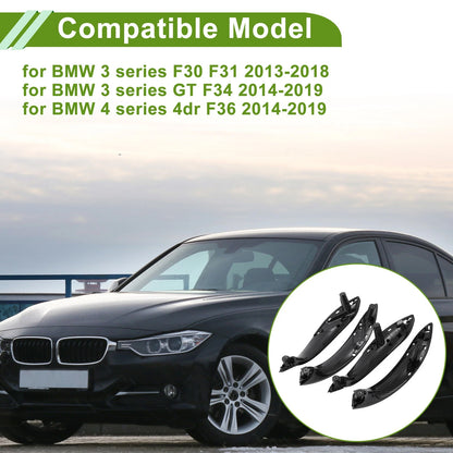 Door Panel Handle Pull Trim Cover for BMW 3 Series F30/F31 (2013 - 2018)
