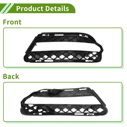 Front Right Fog Light Grill for Mercedes Benz S-Class (2006-2013) Black