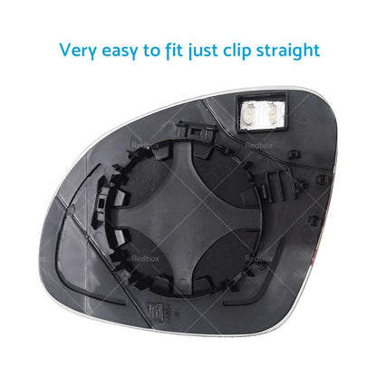 Heated Driver Side Right Mirror Glass for VW Golf MK5 (2004-2008)