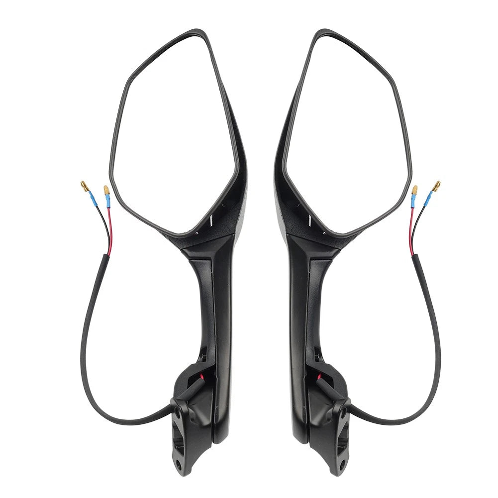 Motorcycle Rear View Mirrors w/ Turn Signals for Kawasaki Ninja ZX10R (2016-2023)
