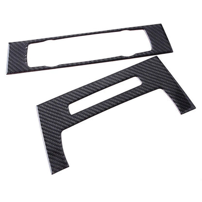 Carbon Fiber CD Panel Cover Trim Set for BMW 3 Series E90 E92 (2005-2012)