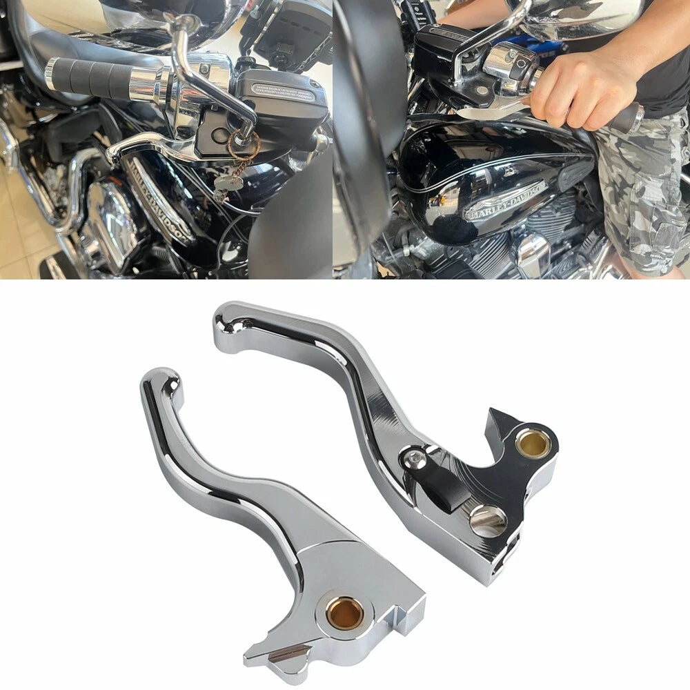 Chrome Brake Clutch Levers for Harley Sportster Forty-Eight XL1200XS (2018)