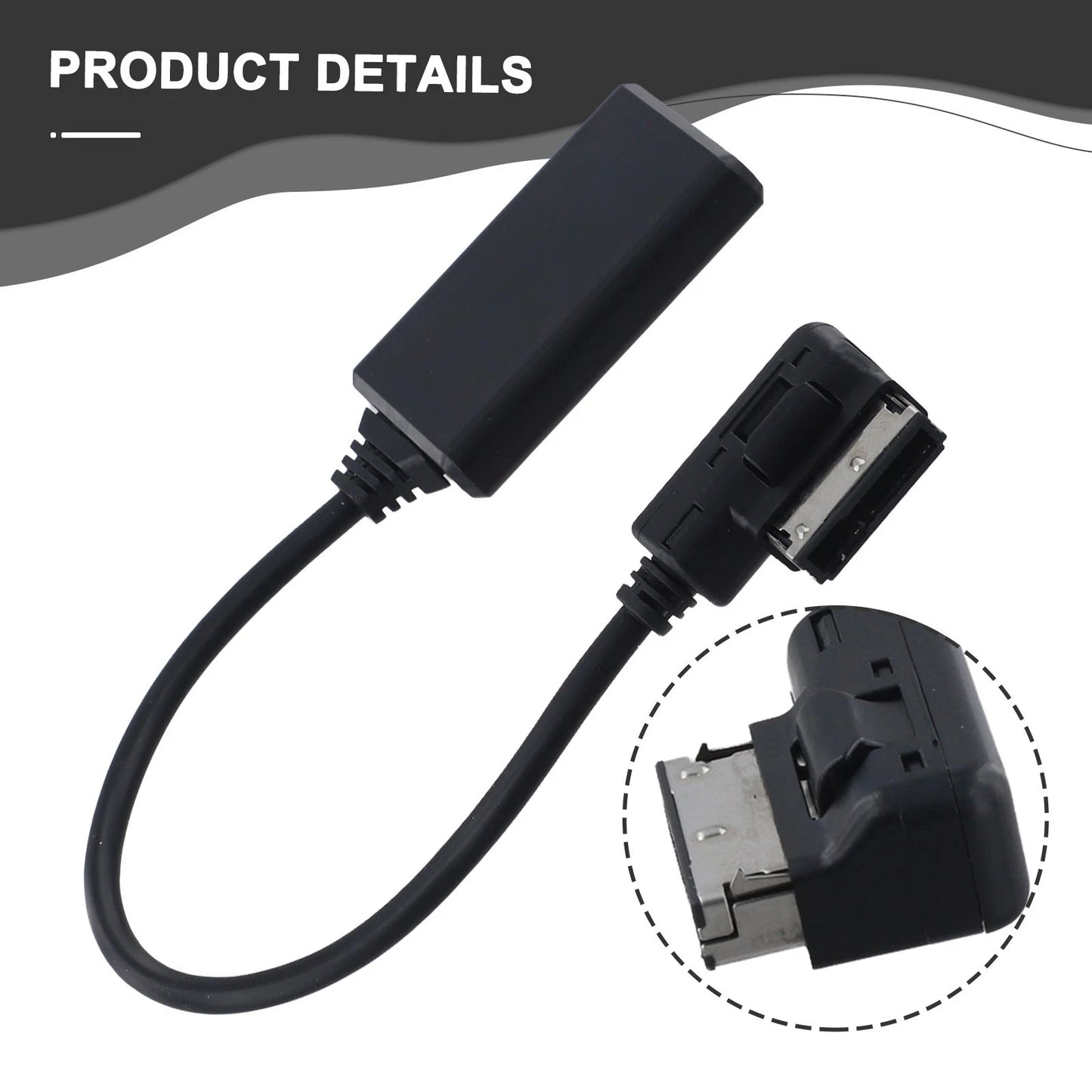 AUX Audio Cable Adapter for A5/A6/A8/Q7 AMI MMI