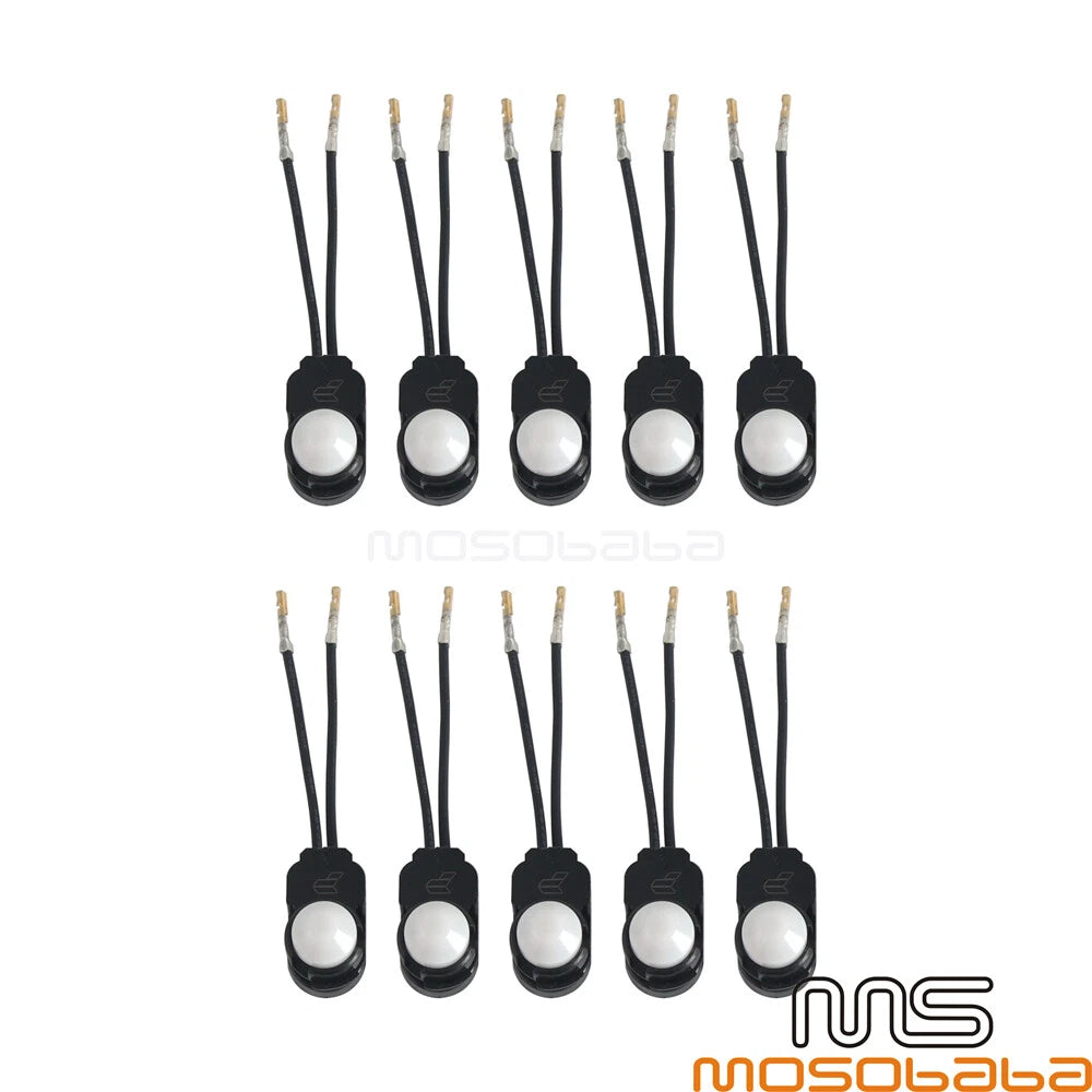 10Pcs Handlebar Brake Light Switch Mounts for Harley Sportster XL (2014-2023)
