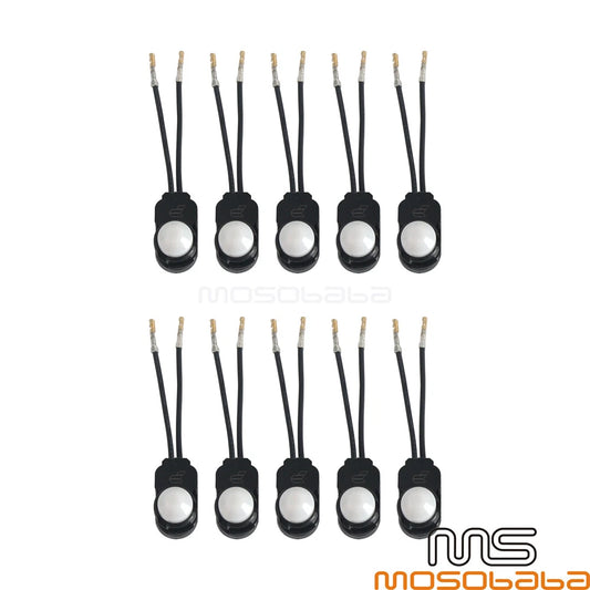 10Pcs Handlebar Brake Light Switch Mounts for Harley Sportster XL (2014-2023)