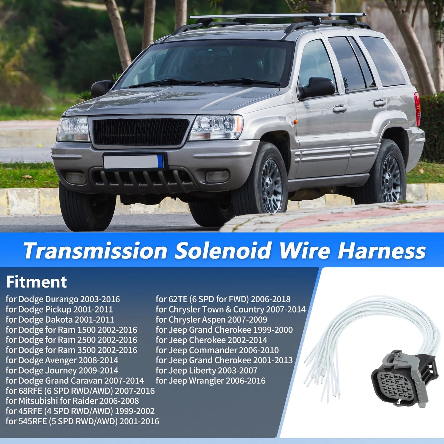Connector Pigtail Wiring Harness for 68RFE 45RFE 62TE (2007-2018)