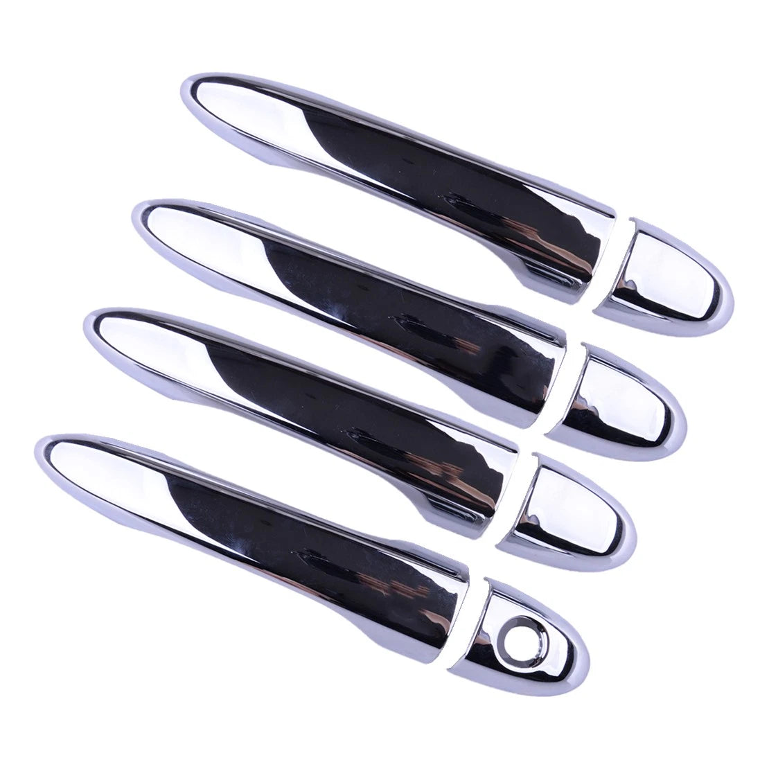 Chrome Exterior Door Handle Cover Trim Cap for Fiat 500X (2016-2023)