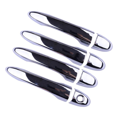 Chrome Exterior Door Handle Cover Trim Cap for Fiat 500X (2016-2023)