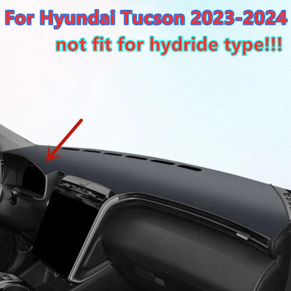 Leather Car Dashboard Cover Pad Mat for Hyundai Tucson (2023–2024)